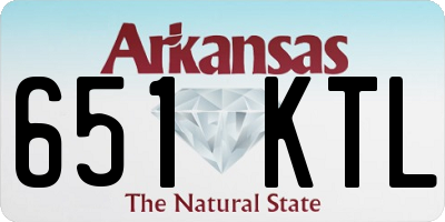 AR license plate 651KTL