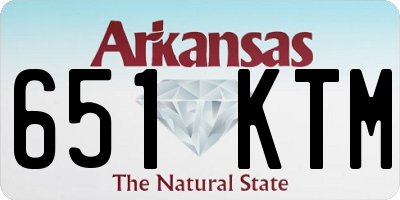 AR license plate 651KTM