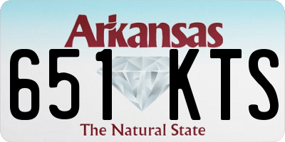 AR license plate 651KTS
