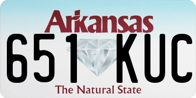 AR license plate 651KUC