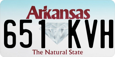 AR license plate 651KVH