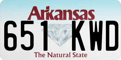 AR license plate 651KWD