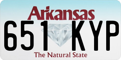 AR license plate 651KYP