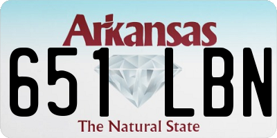 AR license plate 651LBN