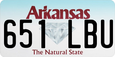 AR license plate 651LBU