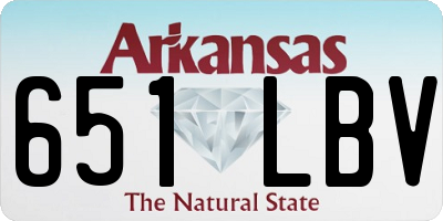 AR license plate 651LBV