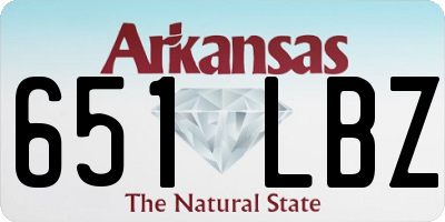 AR license plate 651LBZ