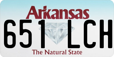 AR license plate 651LCH