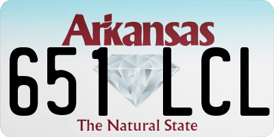 AR license plate 651LCL