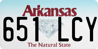 AR license plate 651LCY