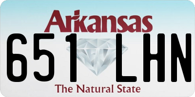 AR license plate 651LHN