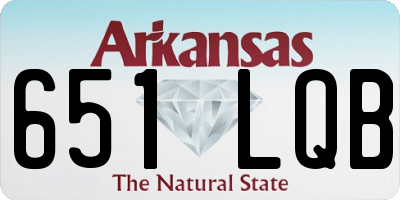 AR license plate 651LQB