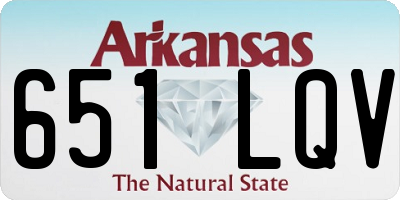 AR license plate 651LQV