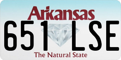 AR license plate 651LSE