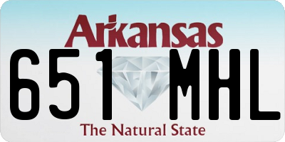 AR license plate 651MHL