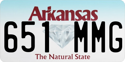 AR license plate 651MMG