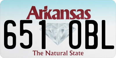 AR license plate 651OBL
