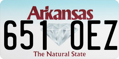 AR license plate 651OEZ