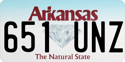AR license plate 651UNZ