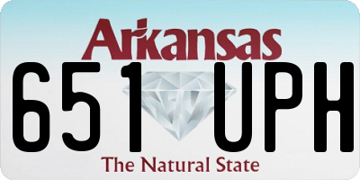 AR license plate 651UPH