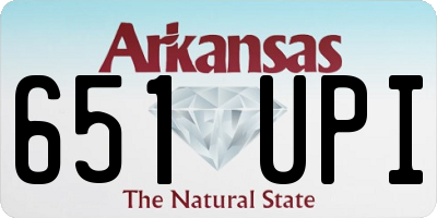AR license plate 651UPI