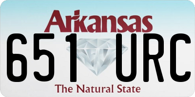 AR license plate 651URC