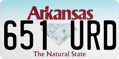 AR license plate 651URD