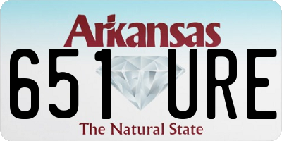 AR license plate 651URE
