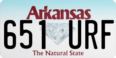 AR license plate 651URF