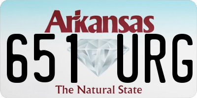 AR license plate 651URG