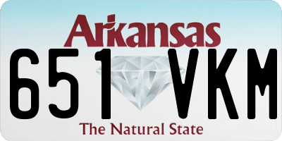 AR license plate 651VKM