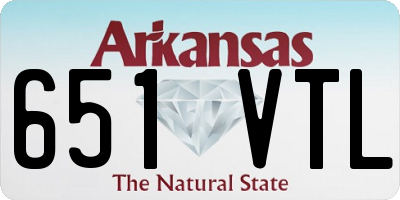 AR license plate 651VTL