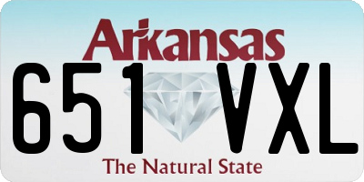 AR license plate 651VXL