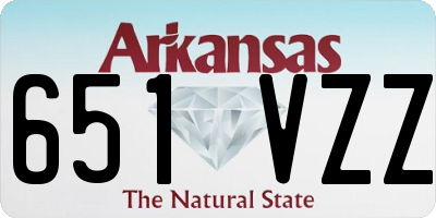 AR license plate 651VZZ