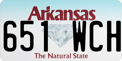 AR license plate 651WCH