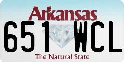 AR license plate 651WCL