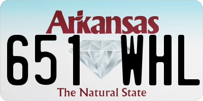 AR license plate 651WHL
