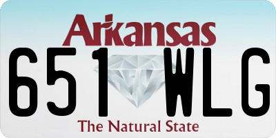 AR license plate 651WLG