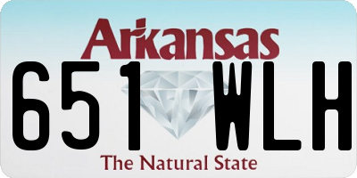 AR license plate 651WLH