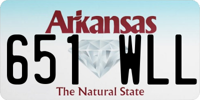 AR license plate 651WLL
