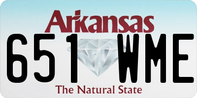 AR license plate 651WME