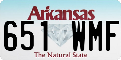 AR license plate 651WMF