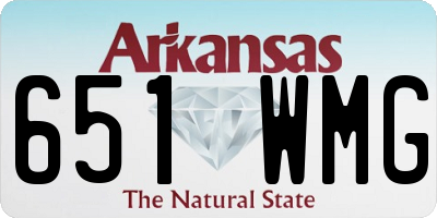 AR license plate 651WMG