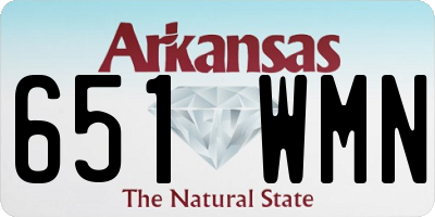 AR license plate 651WMN