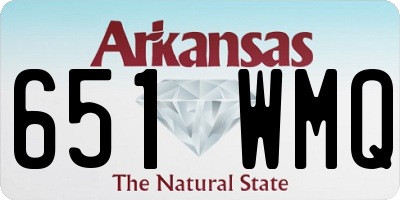 AR license plate 651WMQ