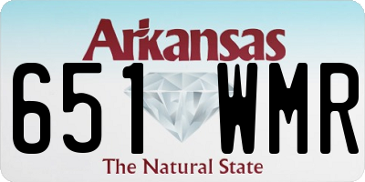 AR license plate 651WMR