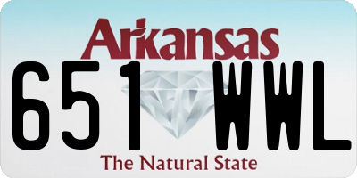 AR license plate 651WWL