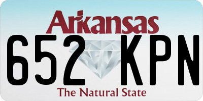 AR license plate 652KPN