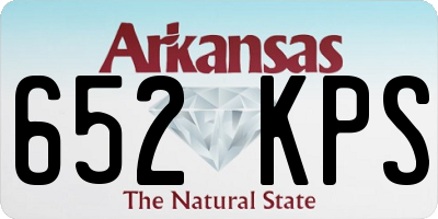 AR license plate 652KPS