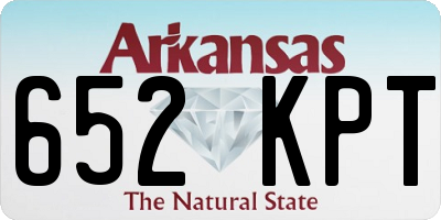 AR license plate 652KPT